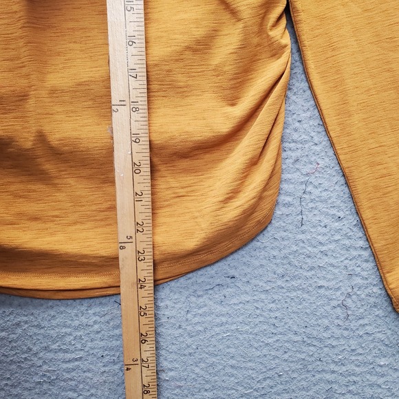 CALIA Golf Activewear Top Women M Brown Texture Long Sleeve Odor Control UPF 50+ - Picture 3 of 9